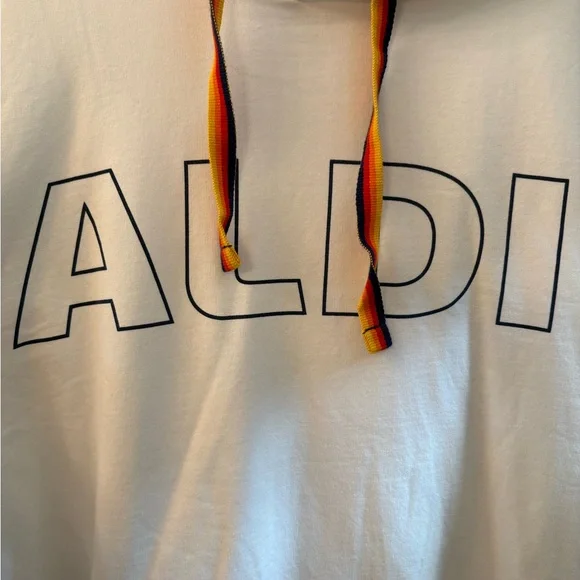 Aldi Gear Unisex Hooded Logo Sweatshirt Size XL - Picture 3 of 8